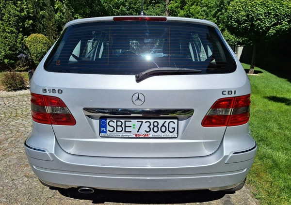 Mercedes-Benz Klasa B cena 17500 przebieg: 189800, rok produkcji 2007 z Siewierz małe 497